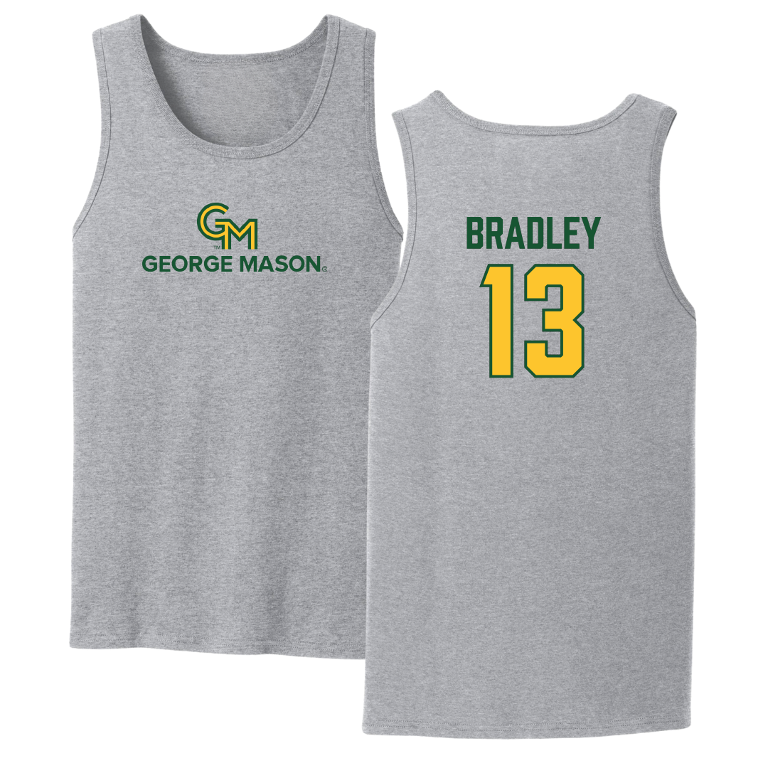 George Mason University Soccer Sport Gray Tank Top - #13 Olivia Bradley