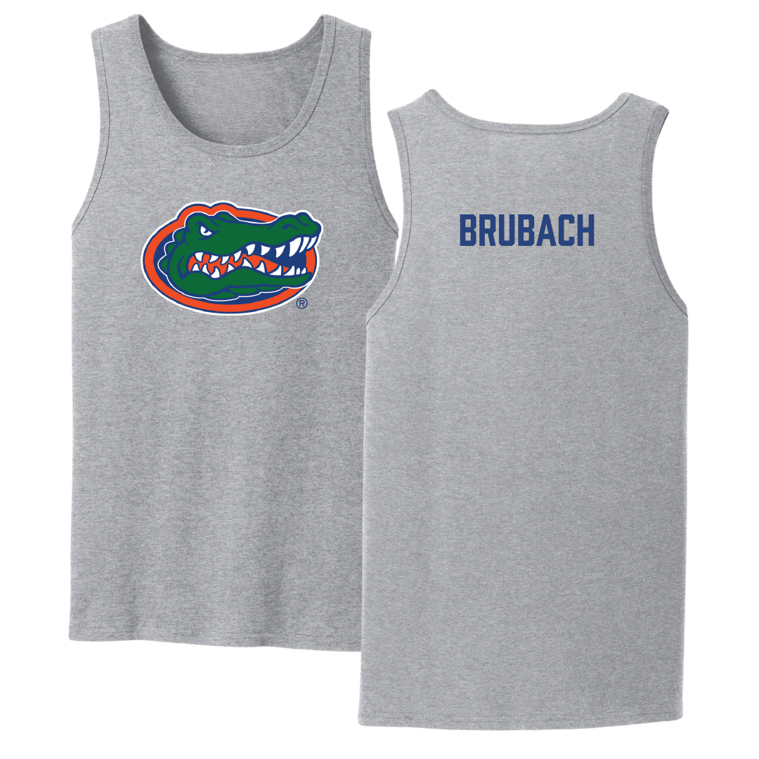 University of Florida Gymnastics Sport Gray Tank Top - Lori Brubach