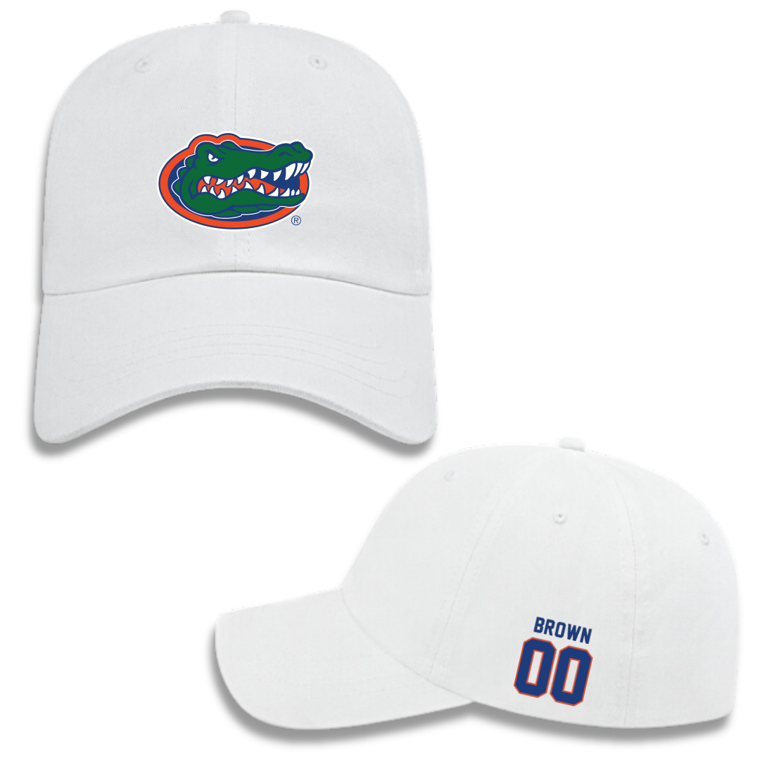 University of Florida Softball White Hat - #00 Ava Brown