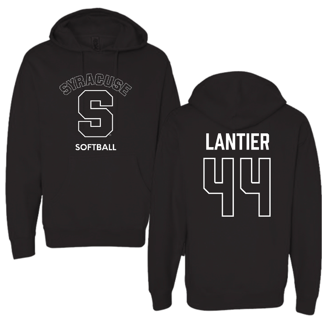 Syracuse University Softball Black Hoodie - #44 Gabby Lantier