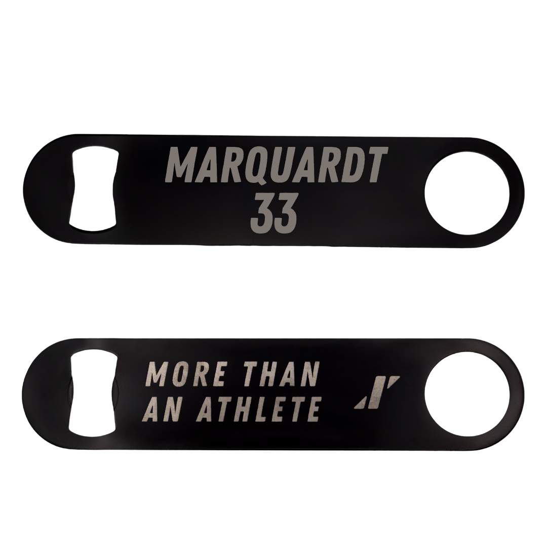 Eastern Washington University Basketball Black Bottle Opener - #33 Emmett Marquardt