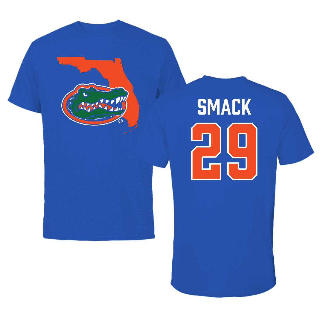 University of Florida Football Blue State Tee - #29 Trey Smack