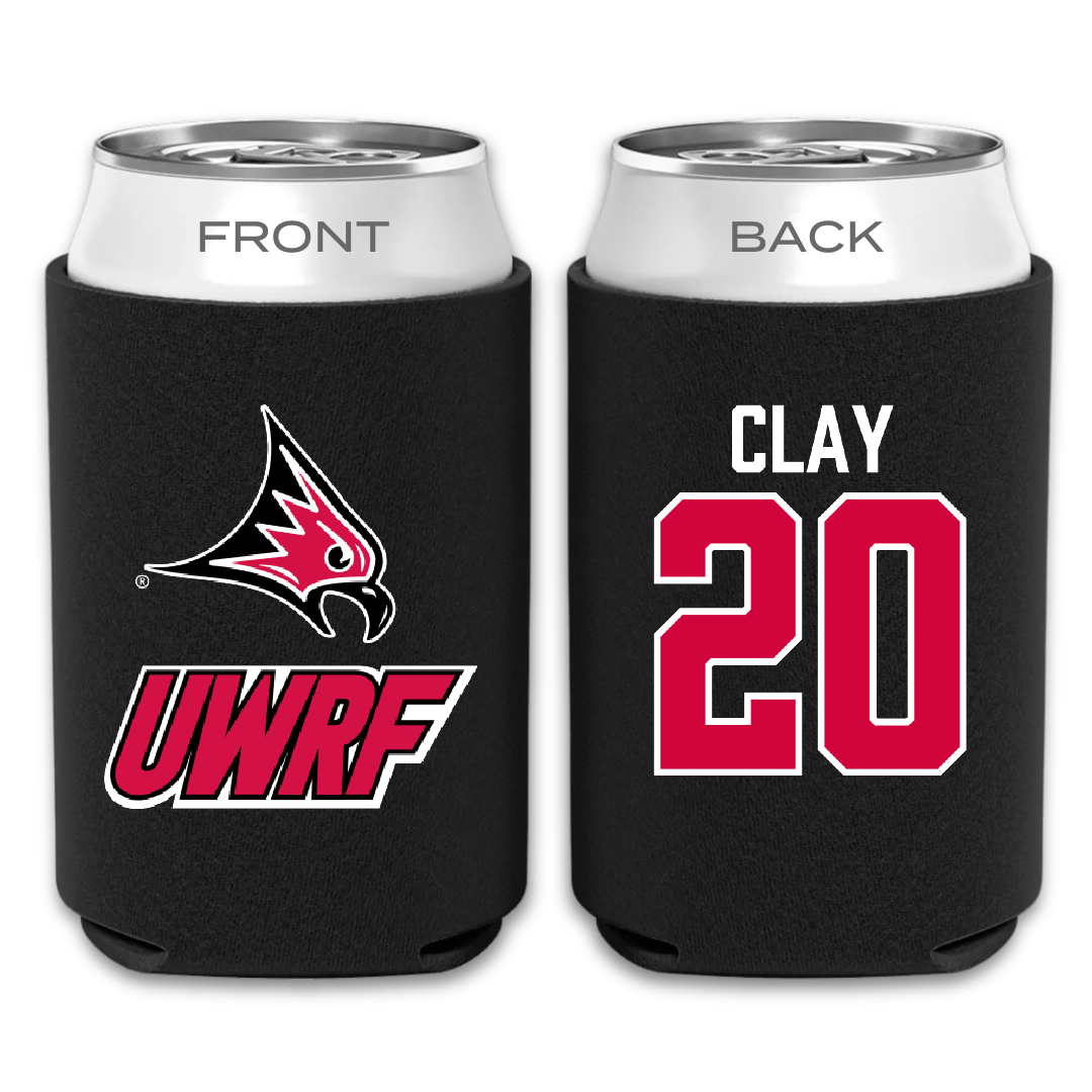 University of Wisconsin-River Falls Football Black Can Cooler - #20 TJ Clay