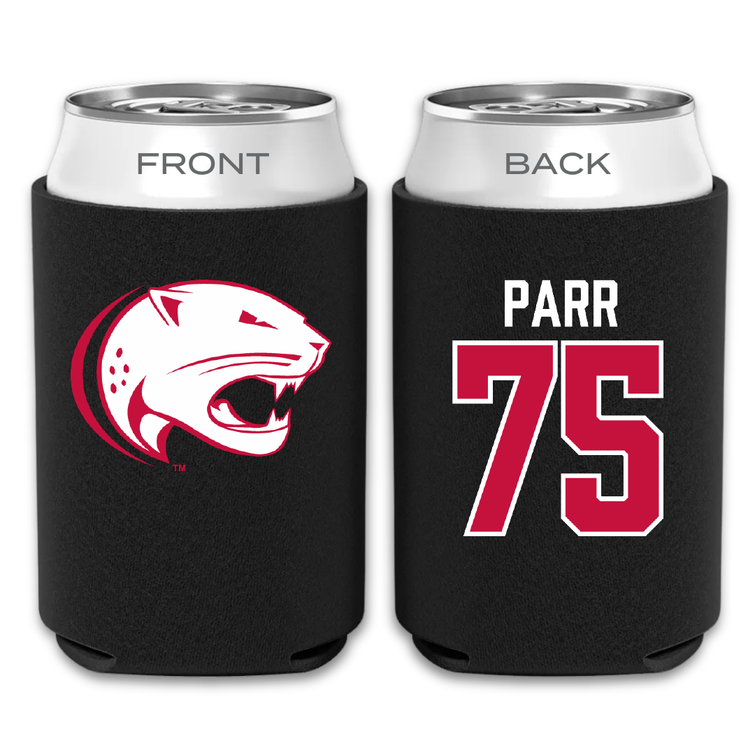 University of South Alabama Football Black Can Cooler - #75 Damon Parr