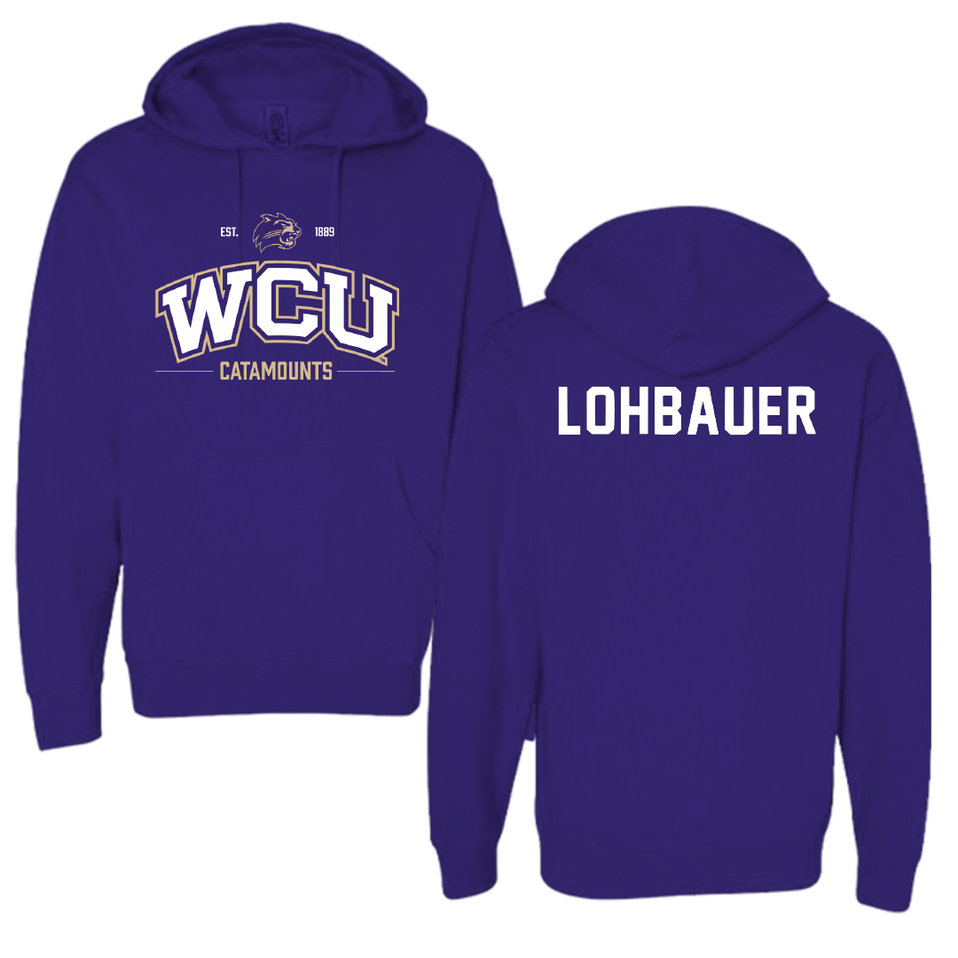 Western Carolina University Golf Purple General Hoodie - Elizabeth Lohbauer