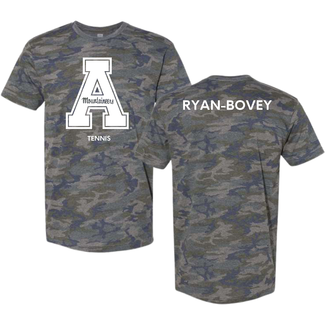 Appalachian State University Tennis (W) Vintage Camo Tee - Olwyn Ryan-Bovey