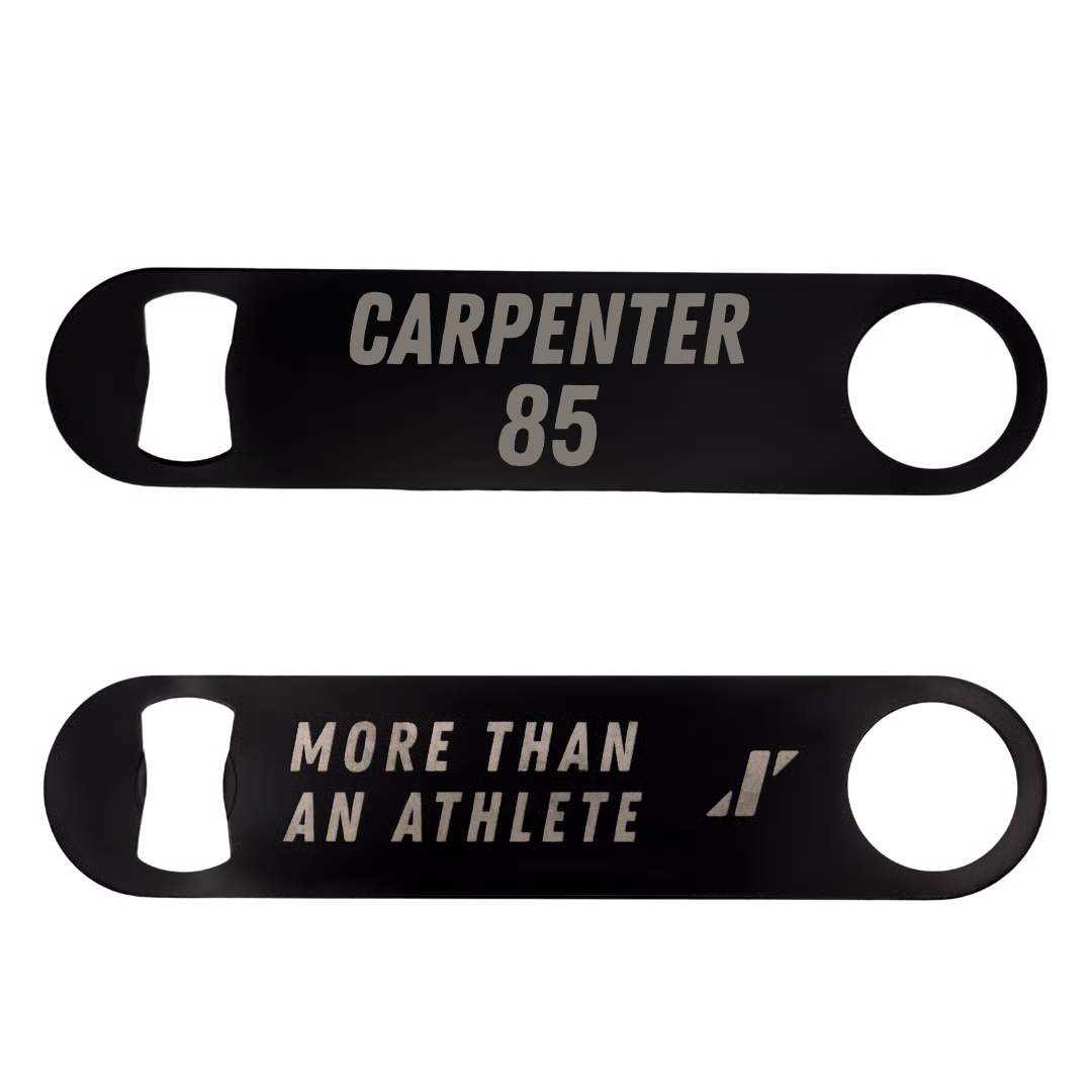 Football Black Bottle Opener - #85 Jett Carpenter