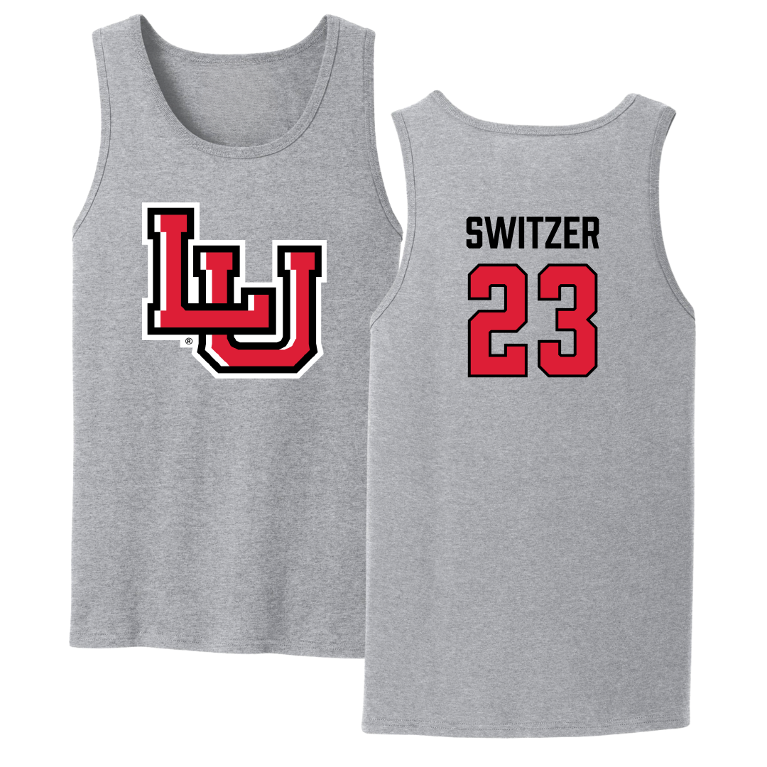 Lamar University Soccer Sport Gray Tank Top - #23 Anneliese Switzer