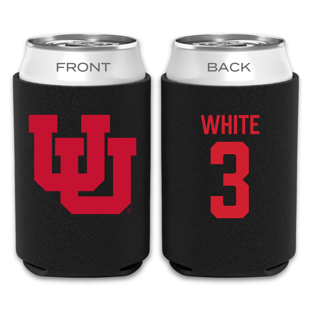 University of Utah Basketball Black Can Cooler - #3 Lani White