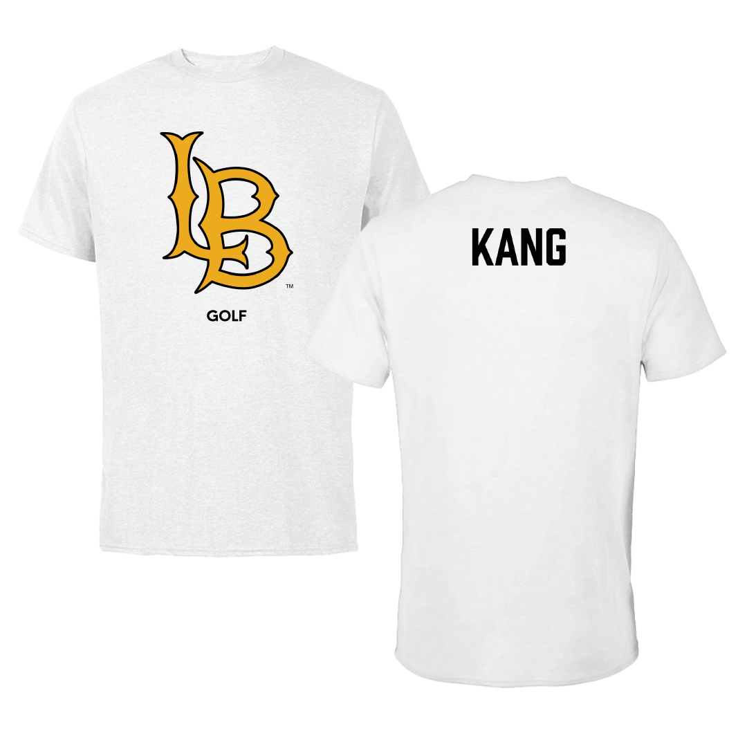 Long Beach State University Golf (W) White Performance Tee - Emma Kang