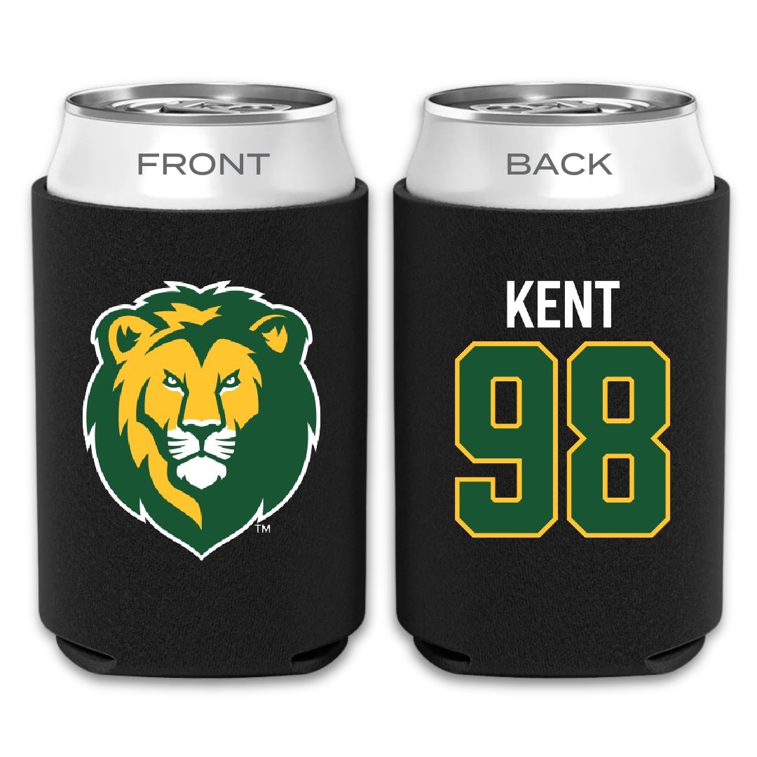 Southeastern Louisiana University Football Black Can Cooler - #98 Austin Kent