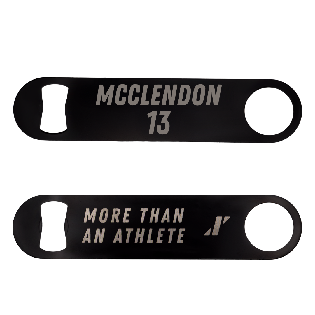 Florida Atlantic University Football Black Bottle Opener - #13 Darius McClendon