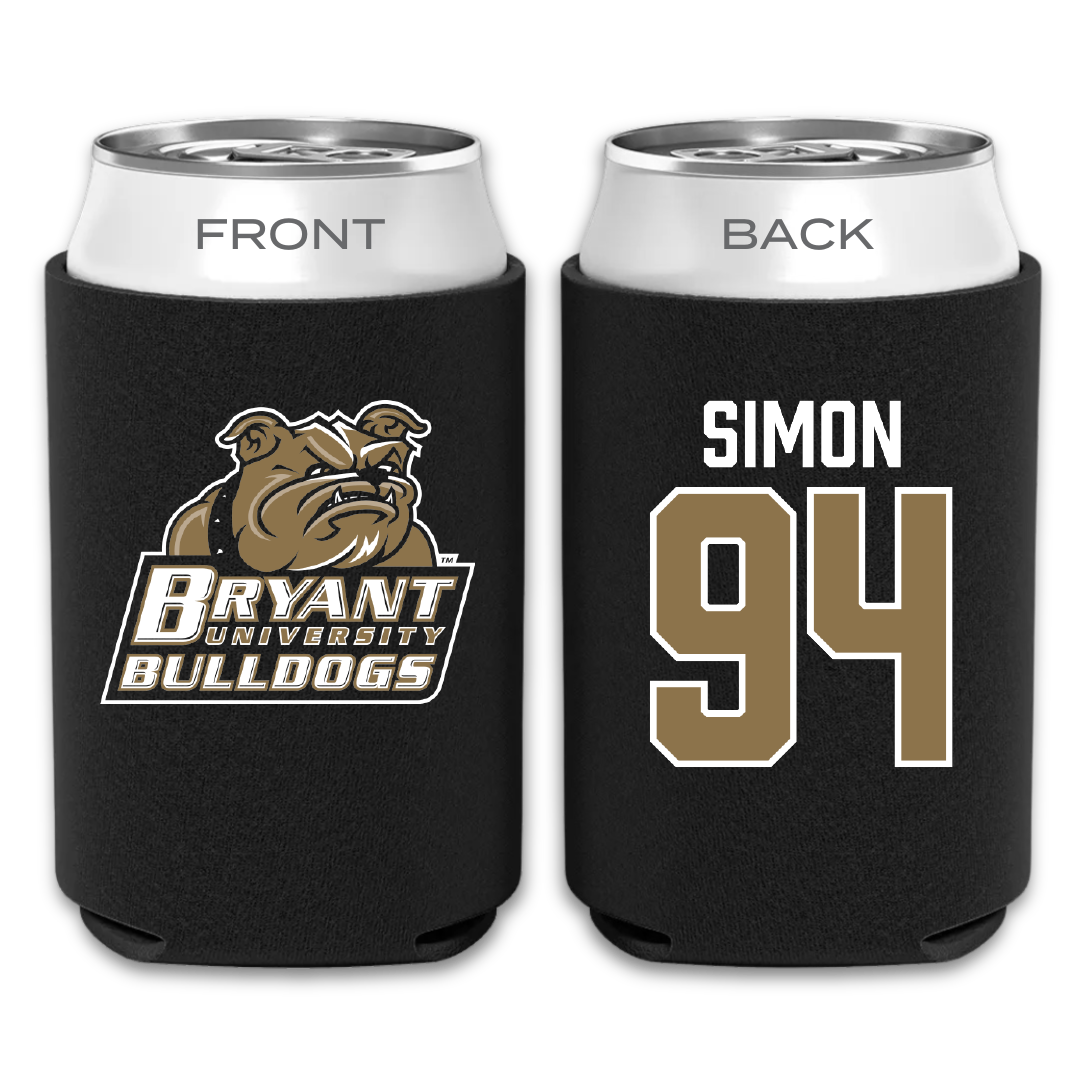 Bryant University Football Black Can Cooler - #94 Jailynn Simon