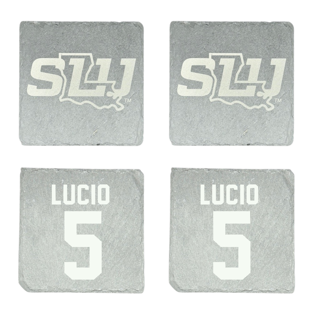 Southeastern Louisiana University Basketball (W) Stone Coaster (4 Pack)  - #5 Emma Lucio