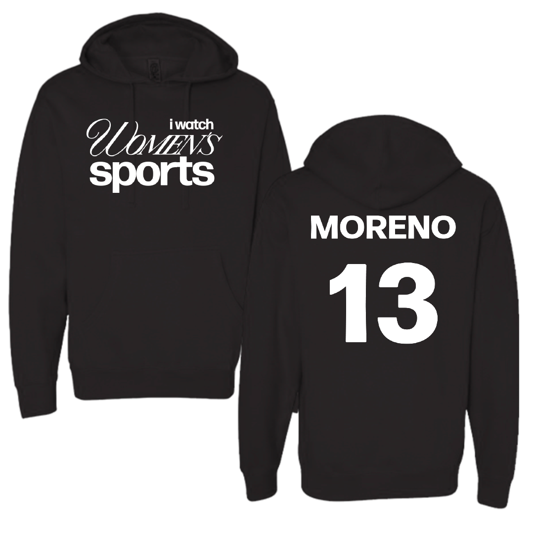 Utah Valley University Softball Black WHM Hoodie - #13 Britney Moreno