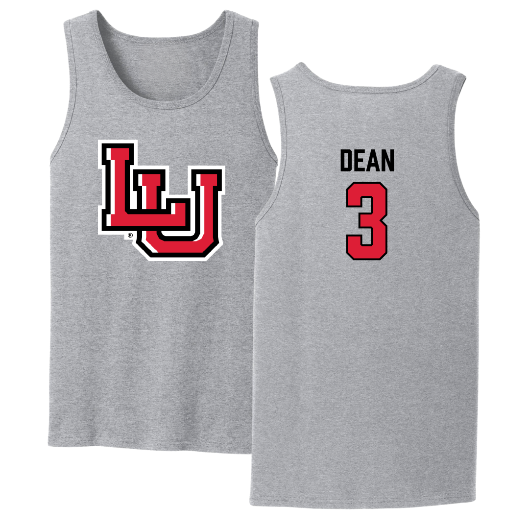 Lamar University Basketball Sport Gray Tank Top - #3 Sabria Dean