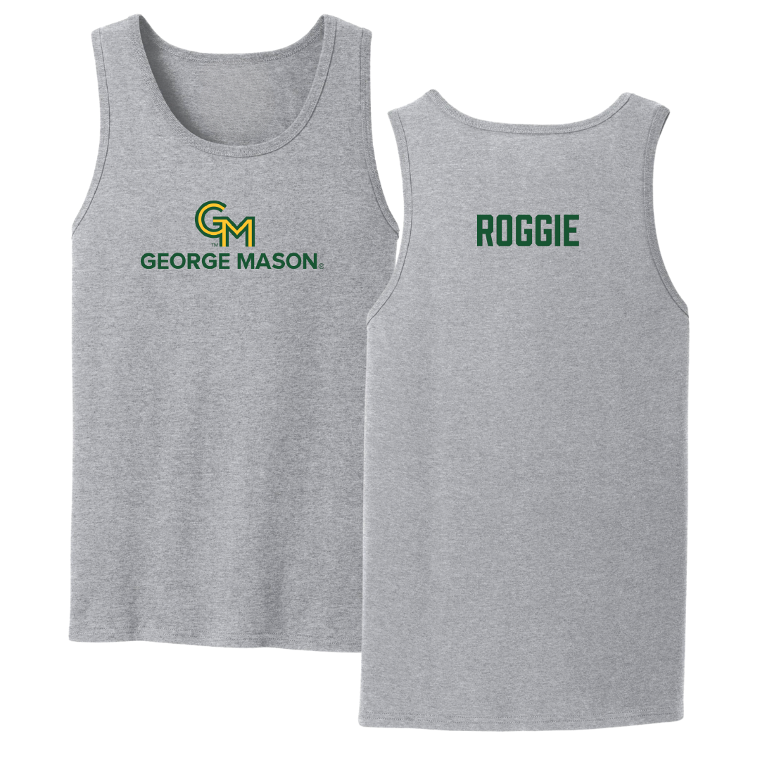 George Mason University Wrestling Sport Gray Tank Top - Cale Roggie