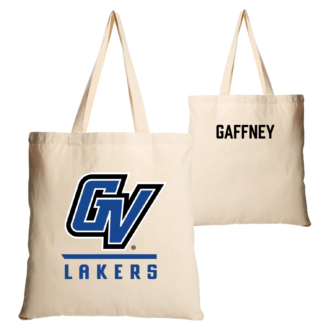 Grand Valley State University Wrestling Tan Canvas Tote Bag - Noelle Gaffney