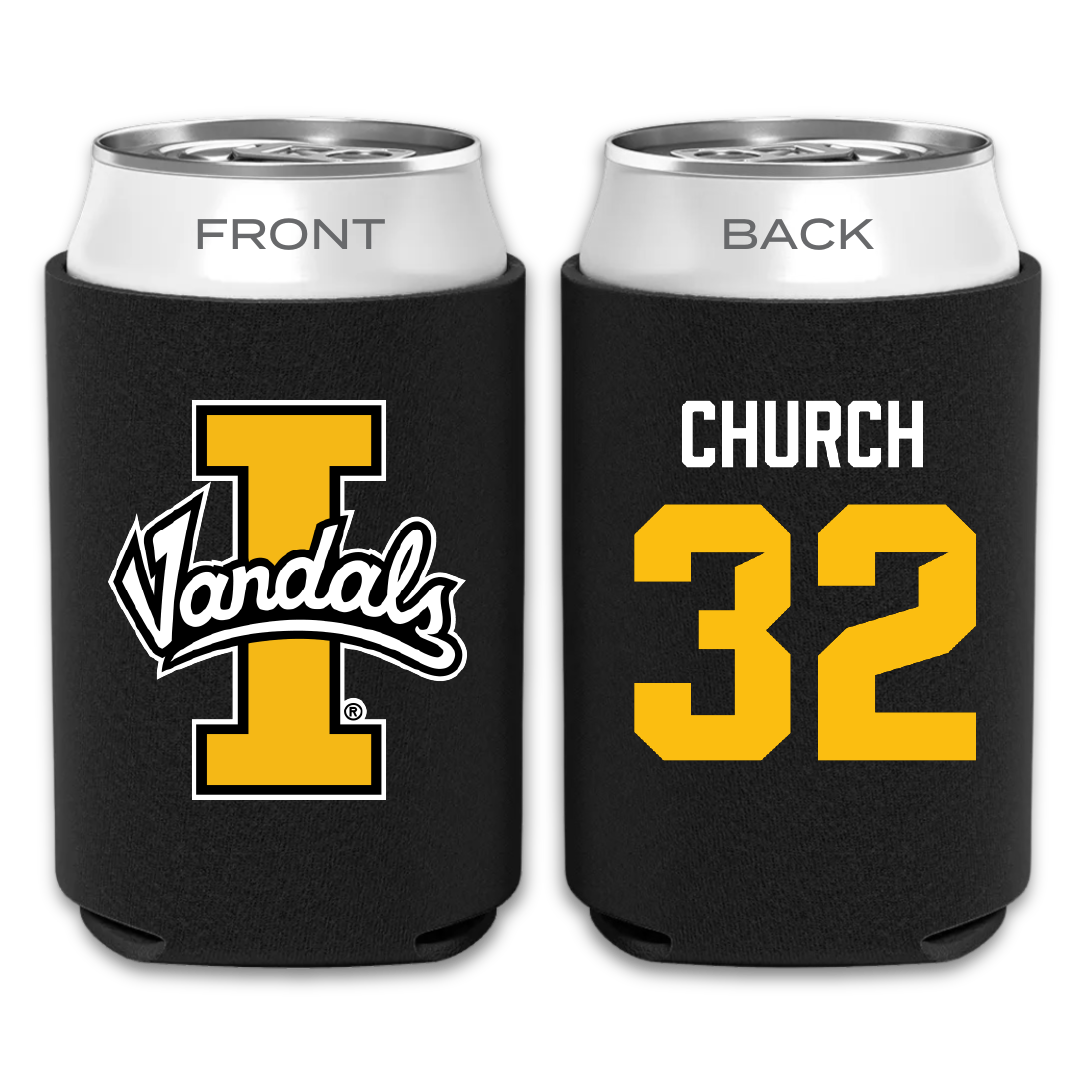 University of Idaho Basketball Black Can Cooler - #32 Cooper Church