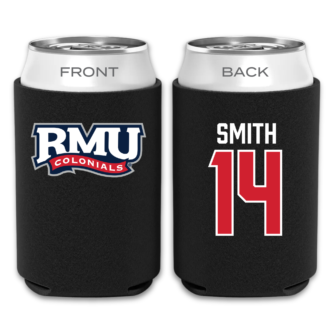 Robert Morris University Football Black Can Cooler - #14 Zin'tayvious Smith