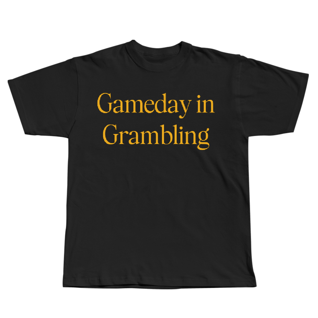 Grambling State University Baseball Black Gameday Tee - #10 Payton Allen