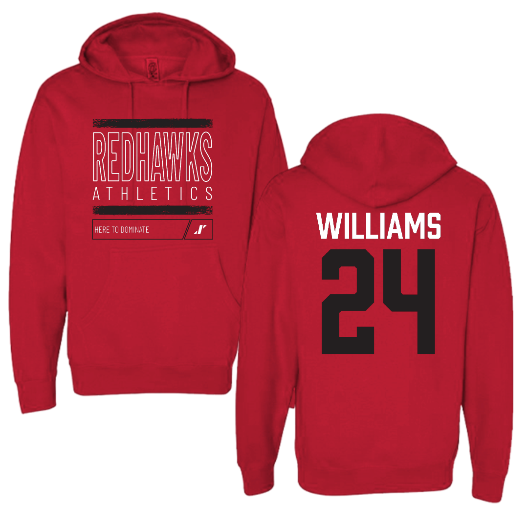 Southeast Missouri State University Football Red Dominate Hoodie - #24 JaQori Williams