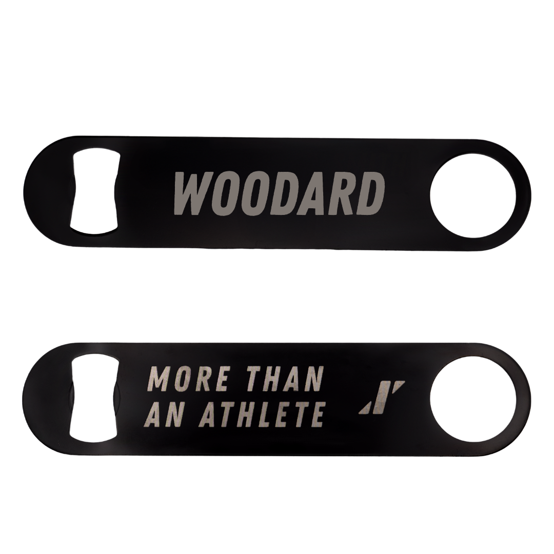 Western Carolina University TF and XC Black Bottle Opener - Sky Woodard