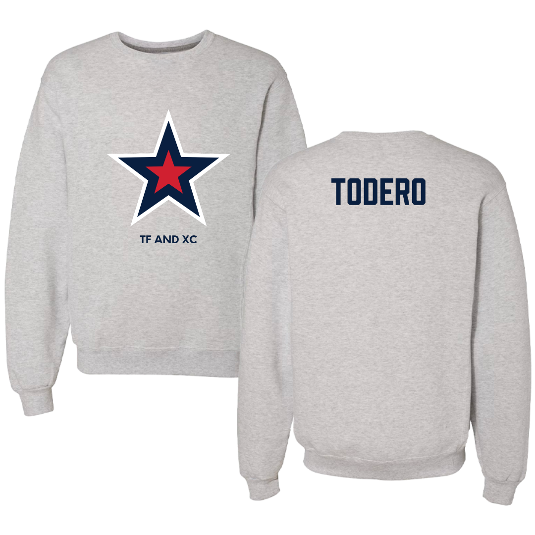 Robert Morris University TF and XC Light Gray Crewneck - Sierra Todero