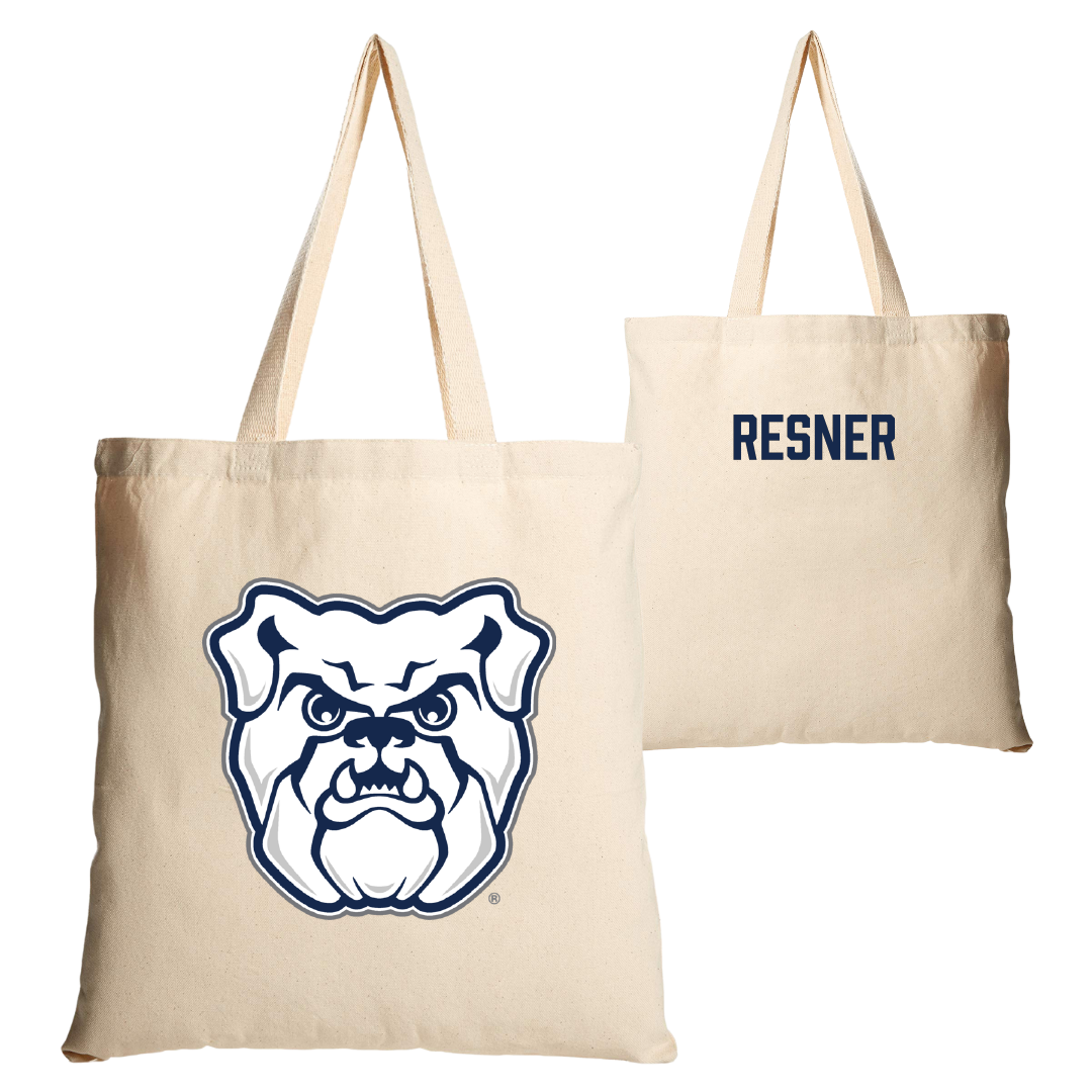 Butler University Swimming & Diving Tan Canvas Tote Bag - Sophia Resner