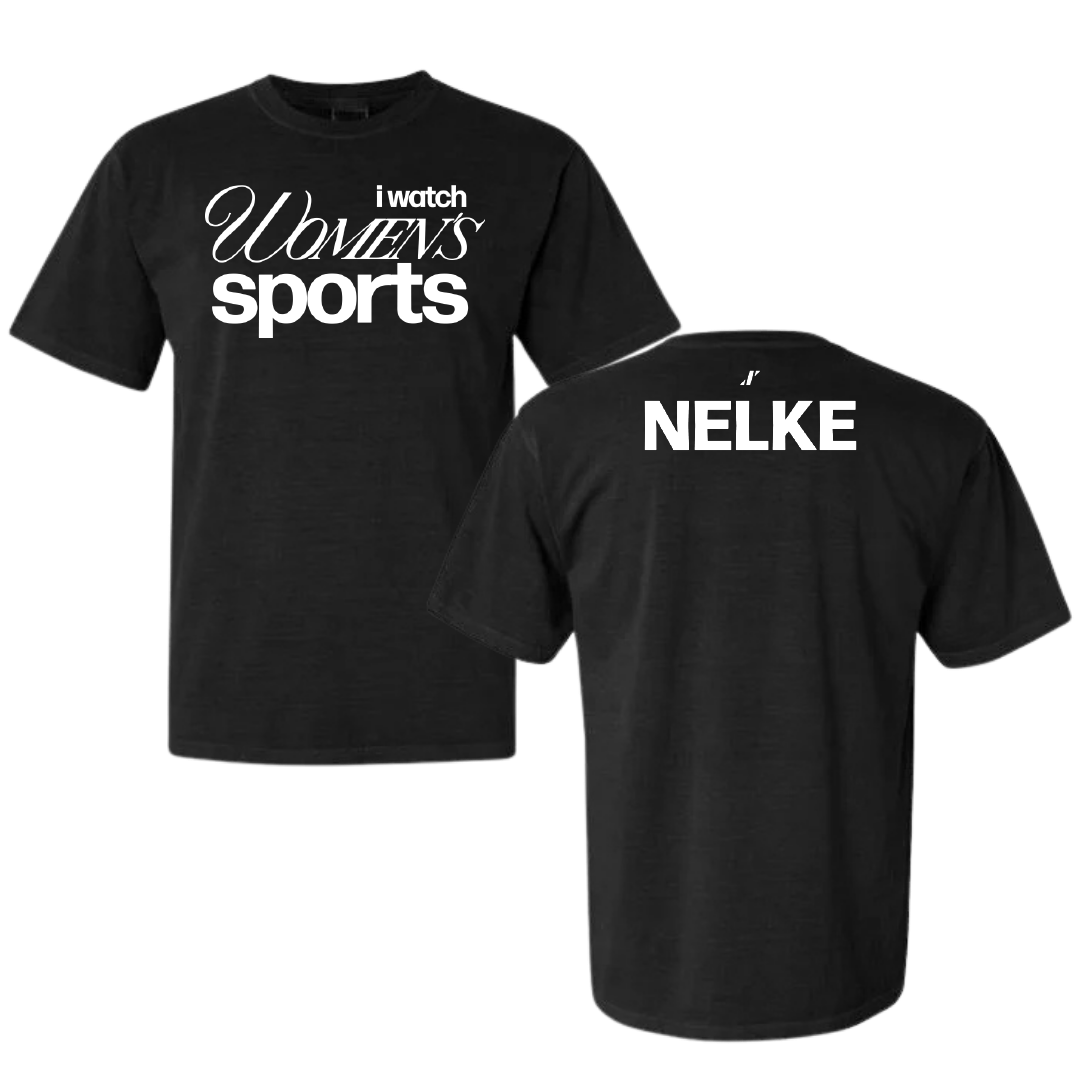 University of Oklahoma Golf Black WHM Comfort Colors Tee - Raychel Nelke
