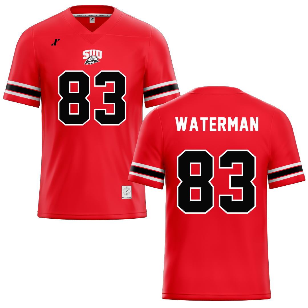 Southern Utah University Red Football Jersey - #83 Bryson Waterman