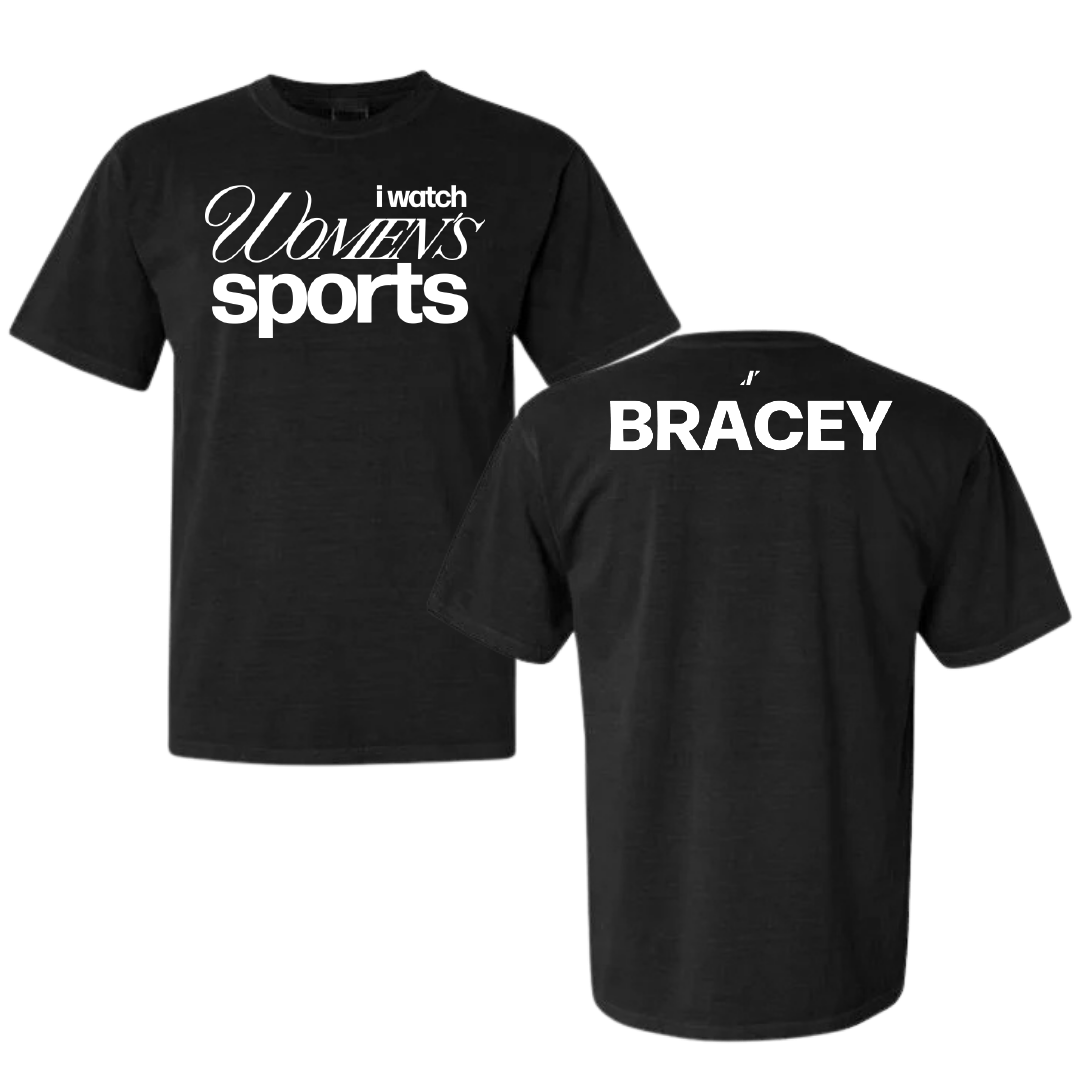 University of New Orleans TF and XC Black WHM Comfort Colors Tee - Trinity Bracey