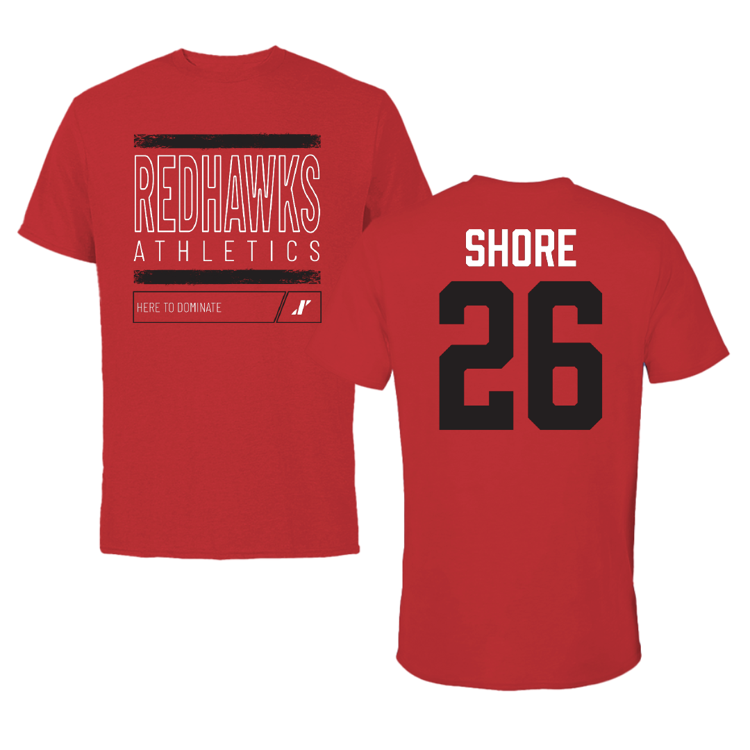 Southeast Missouri State University Softball Red Dominate Performance Tee - #26 Aubrie Shore