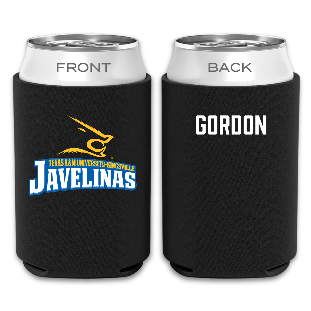 Texas A&M University-Kingsville TF and XC Black Can Cooler - Blake Gordon