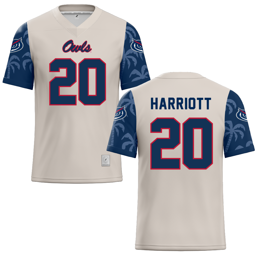 Florida Atlantic University Sand Football Jersey - #20 Joshua Harriott