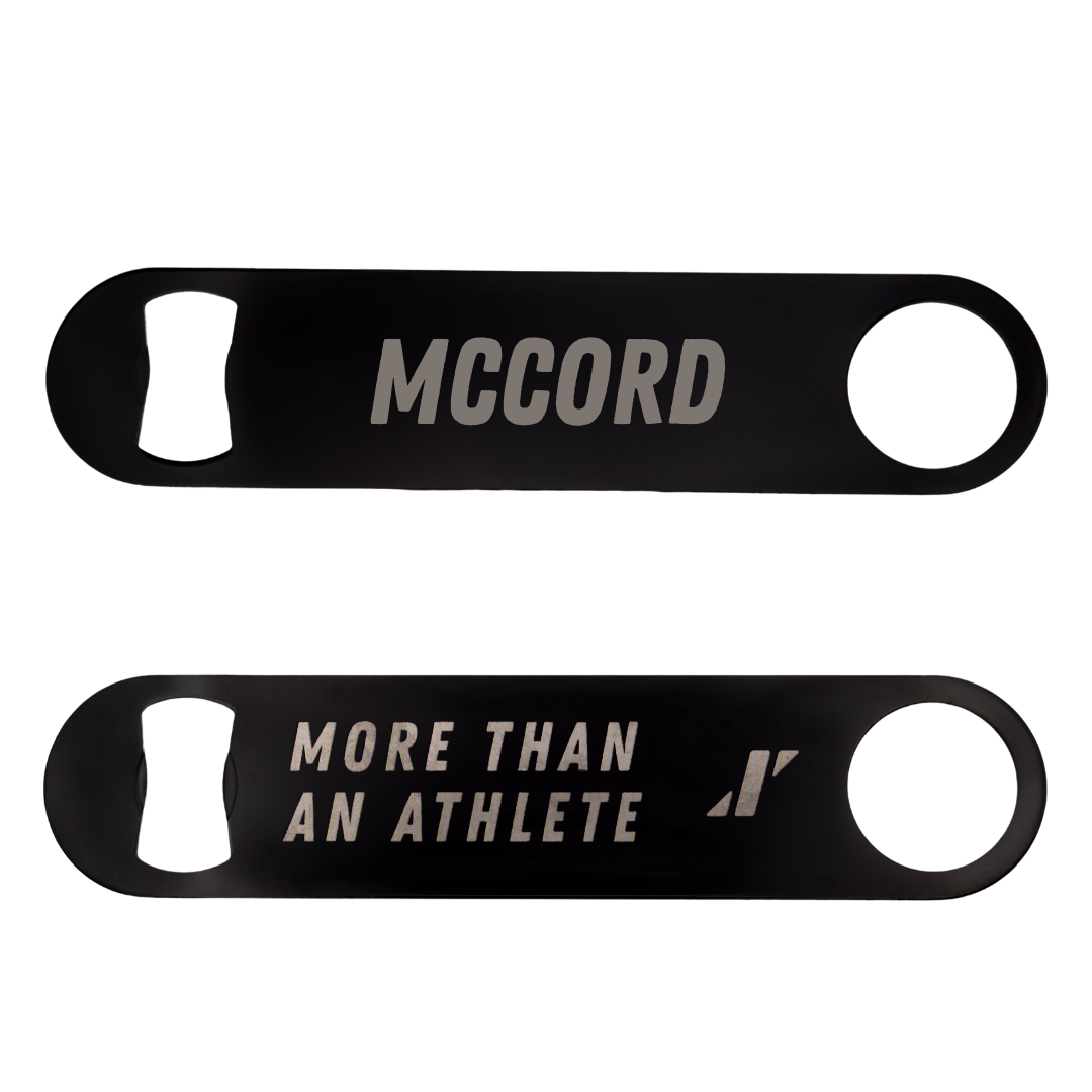 Appalachian State University TF and XC Black Bottle Opener - Mariah McCord