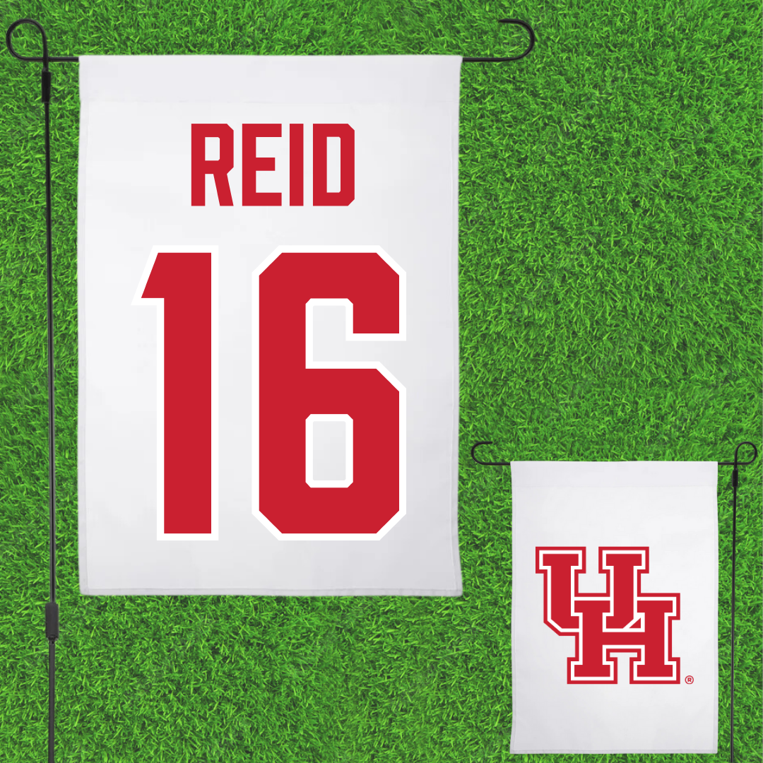 University of Houston Volleyball White Garden Flag - #16 Brenya Reid