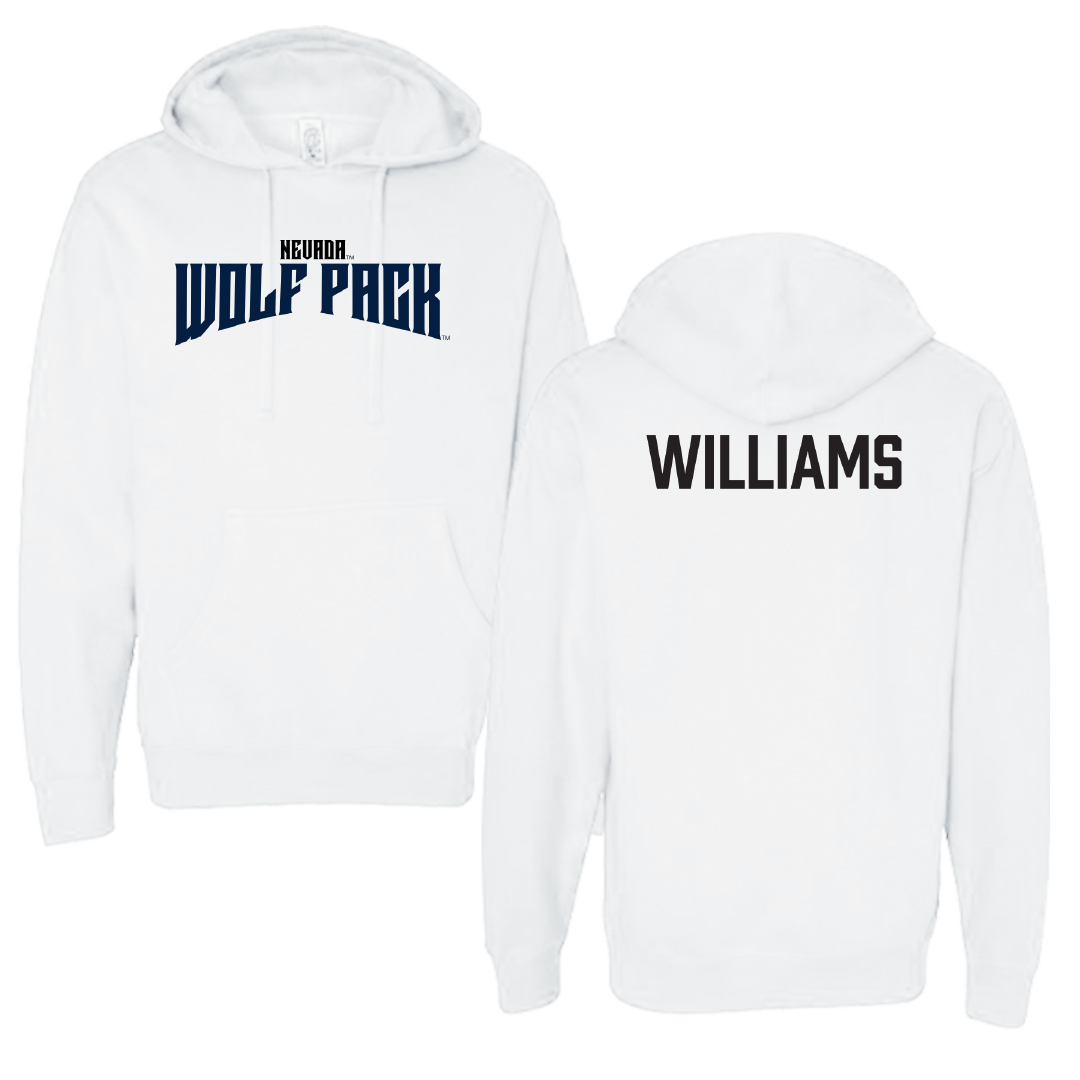 University of Nevada Cheer White Classic Hoodie - Sophie Williams