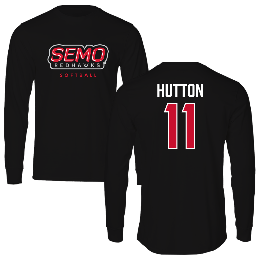 Southeast Missouri State University Softball Black Long Sleeve - #11 Kamden Hutton