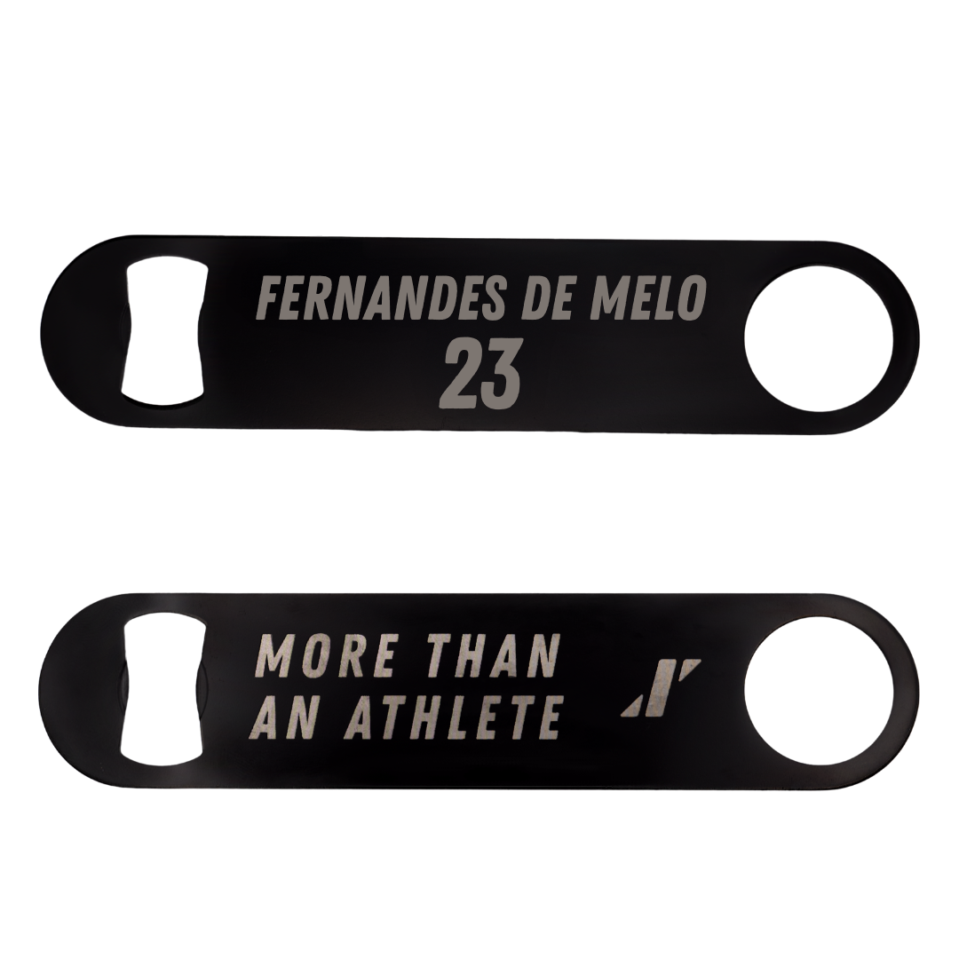 Texas A&M University-Corpus Christi Beach Volleyball Black Bottle Opener - #23 Maria Fernandes De Melo