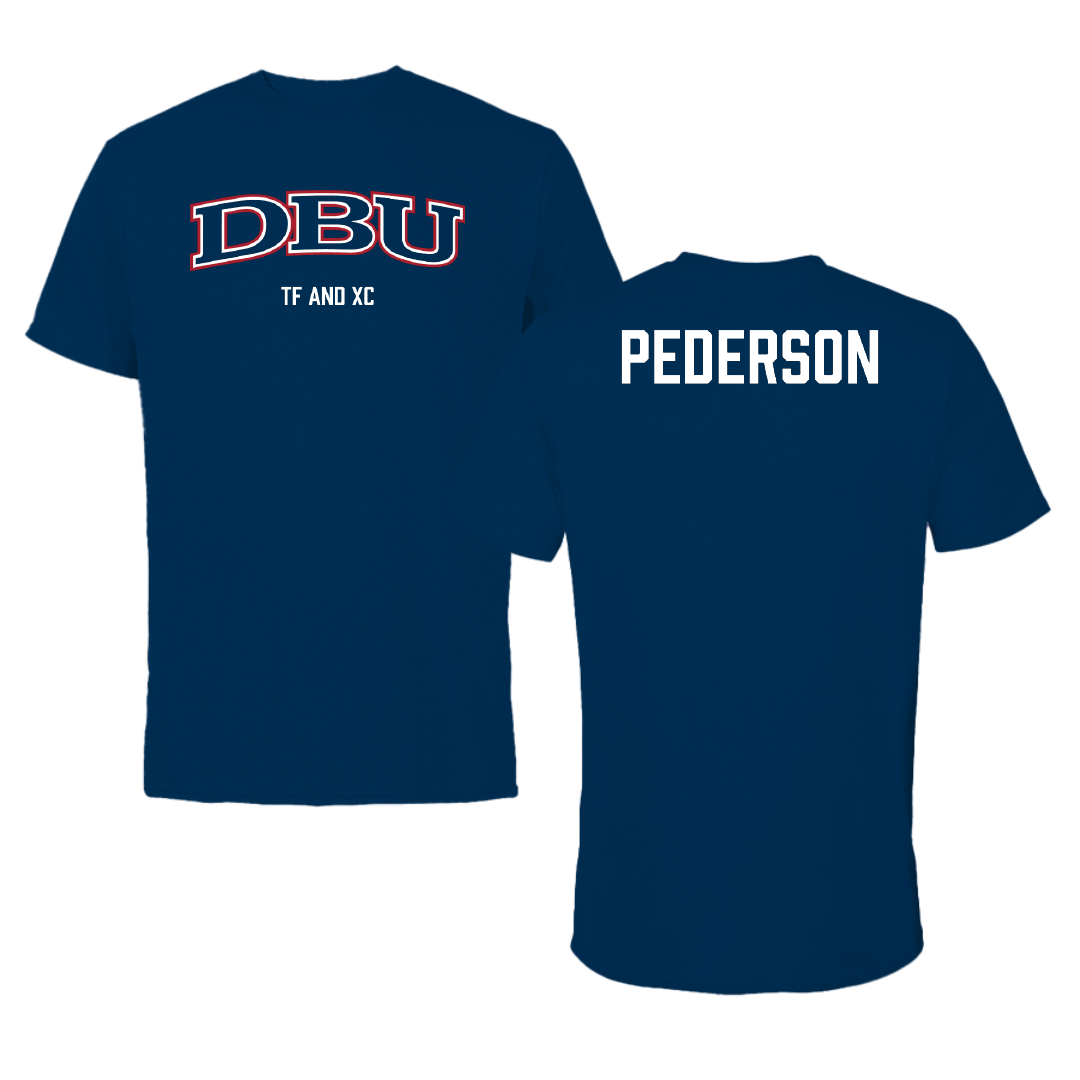 Dallas Baptist University TF and XC Navy Tee - Maddox Pederson