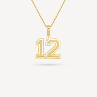 Gold Presidents Pendant and Chain - #12 Alex Whitcraft