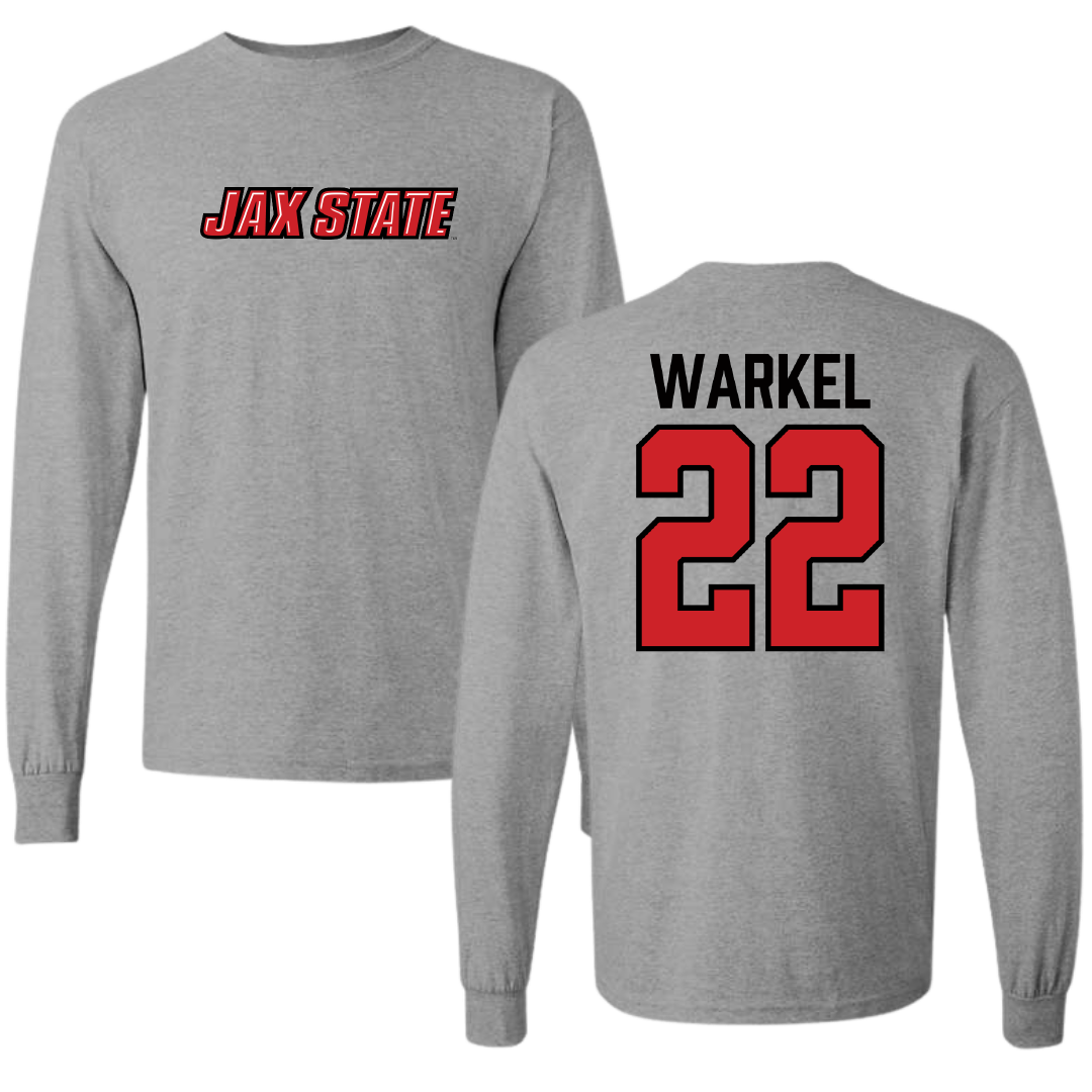 Jacksonville State University Bowling Sport Gray Long Sleeve - #22 Anna Warkel