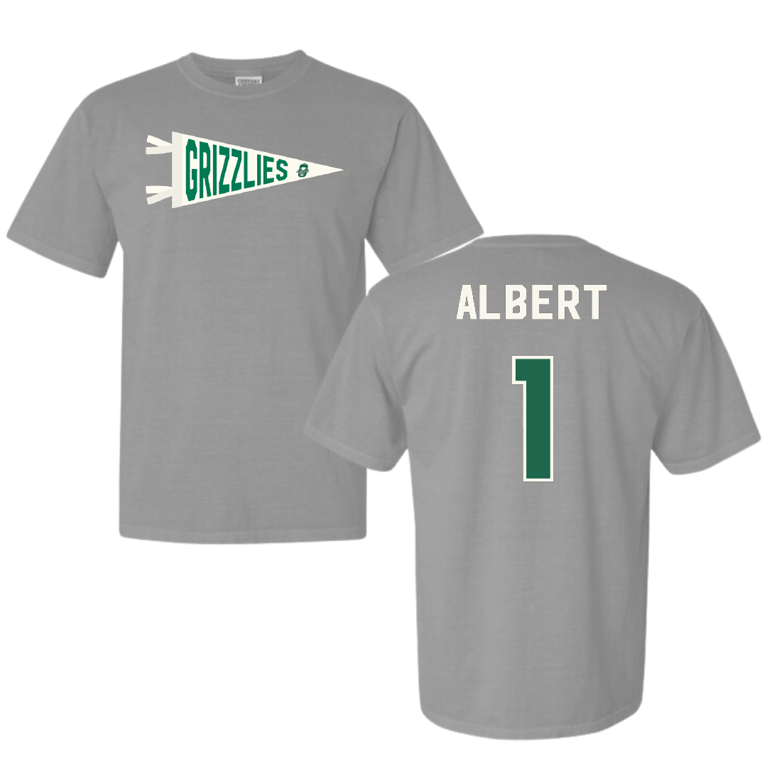 Adams State University Soccer Light Gray Pennant Comfort Colors Tee - #1 Lianna Albert