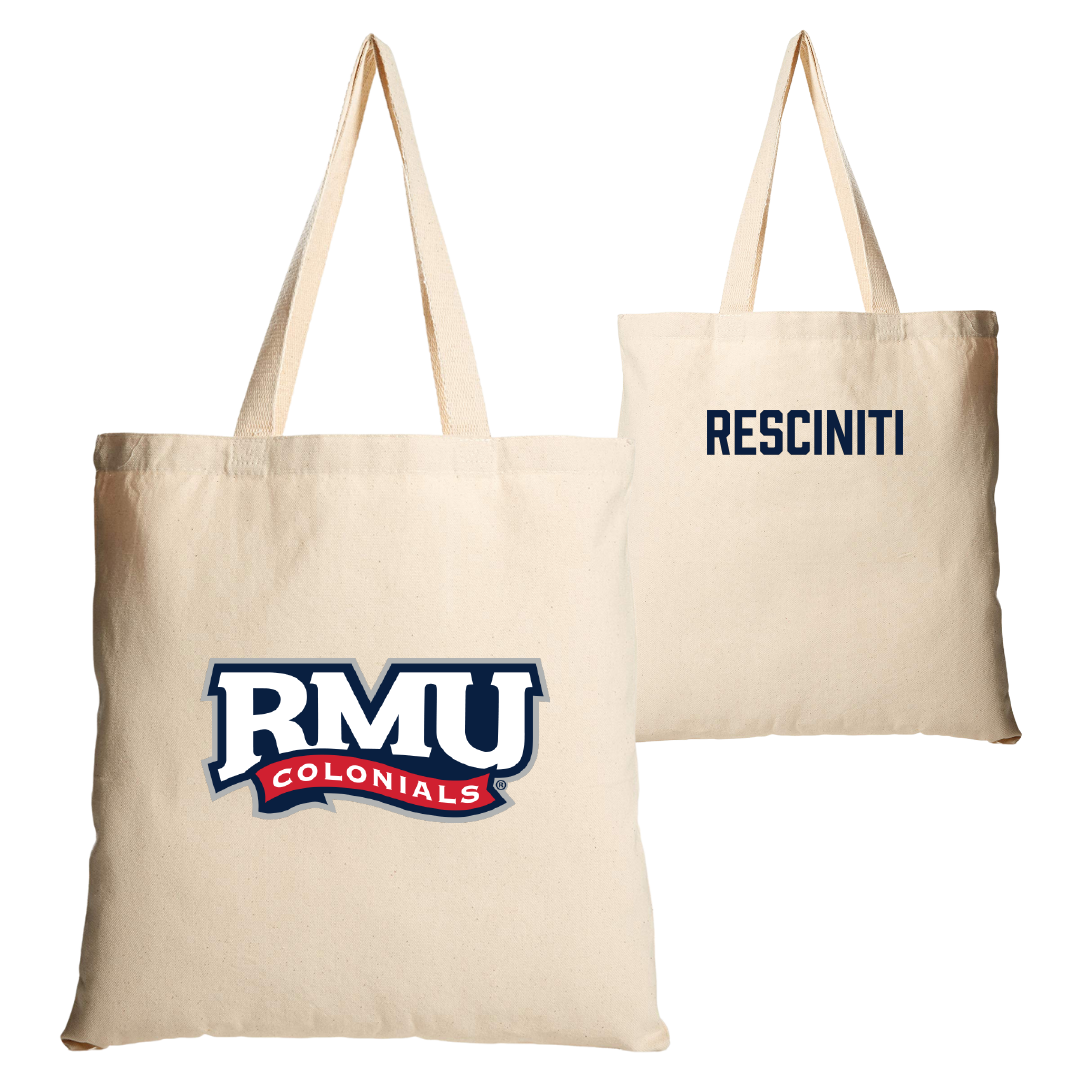 Robert Morris University TF and XC Tan Canvas Tote Bag - Madelyn Resciniti