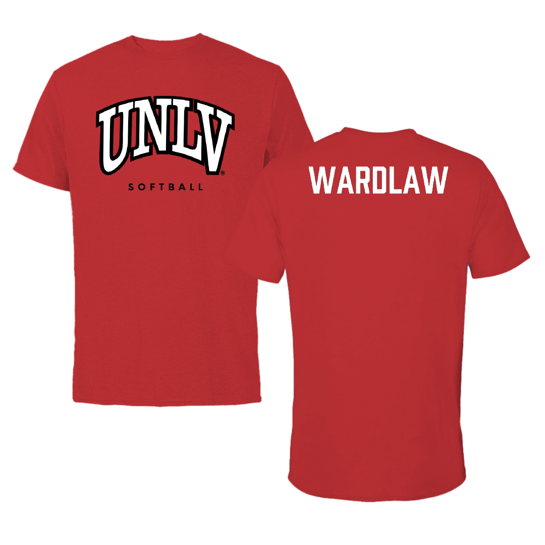 University of Nevada-Las Vegas Softball Red Tee - Emma Wardlaw