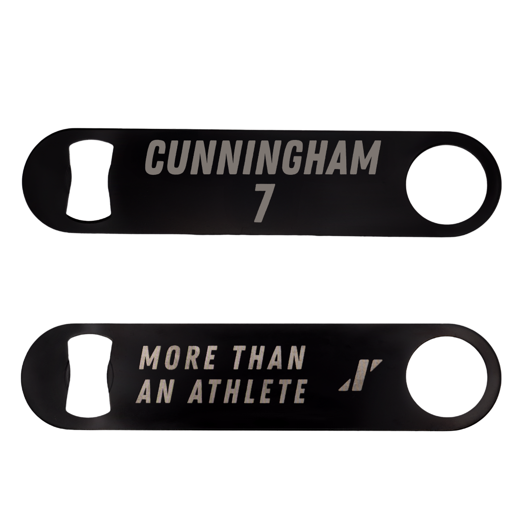 Fairleigh Dickinson University-Metropolitan Campus Softball Black Bottle Opener - #7 Riley Cunningham
