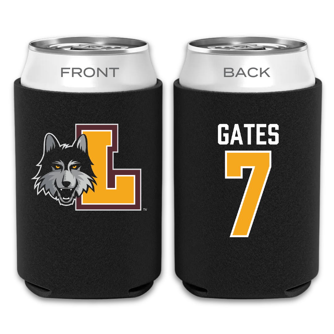Loyola University-Chicago Soccer Black Can Cooler - #7 John Gates