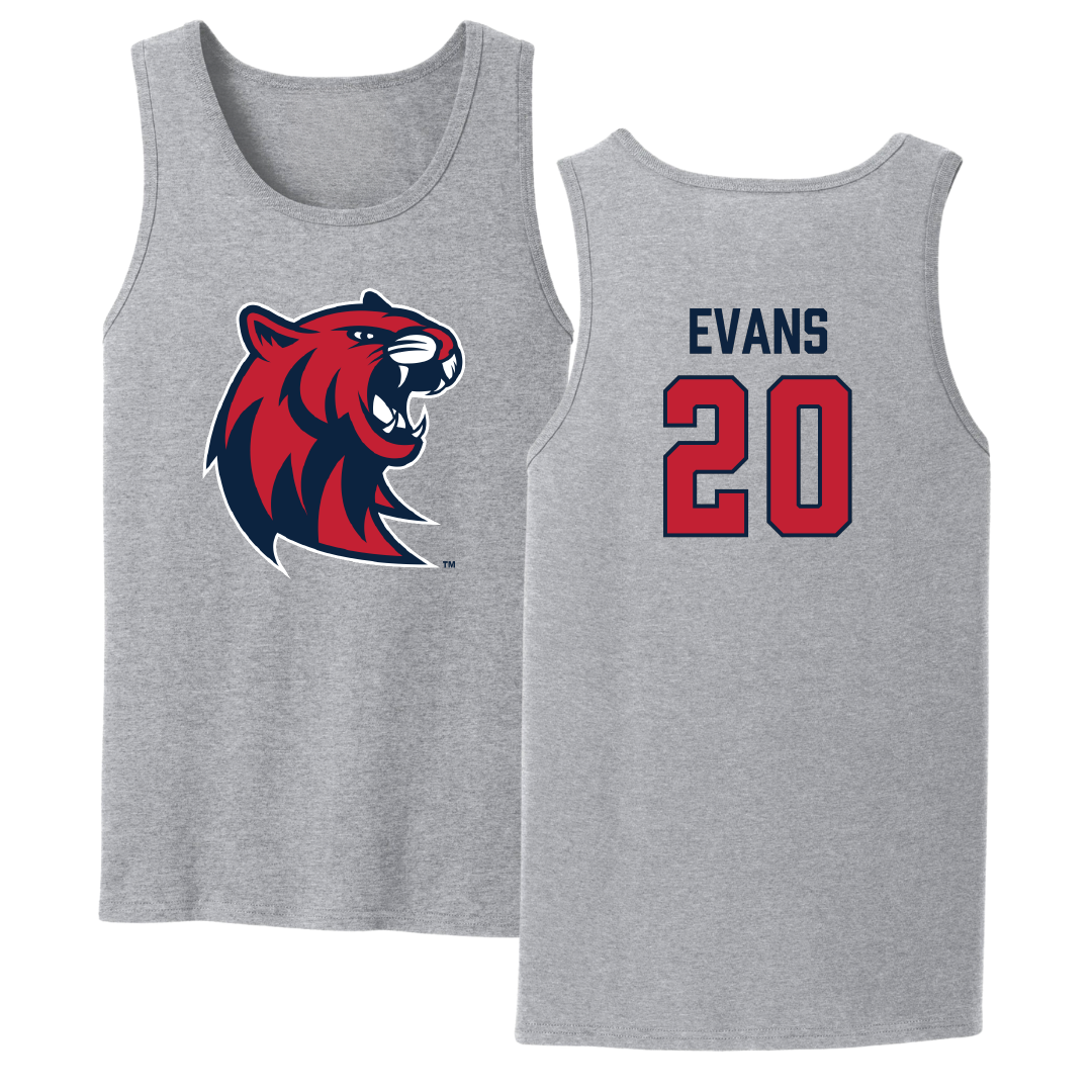 Rogers State University Softball Sport Gray Tank Top - #20 Savannah Evans