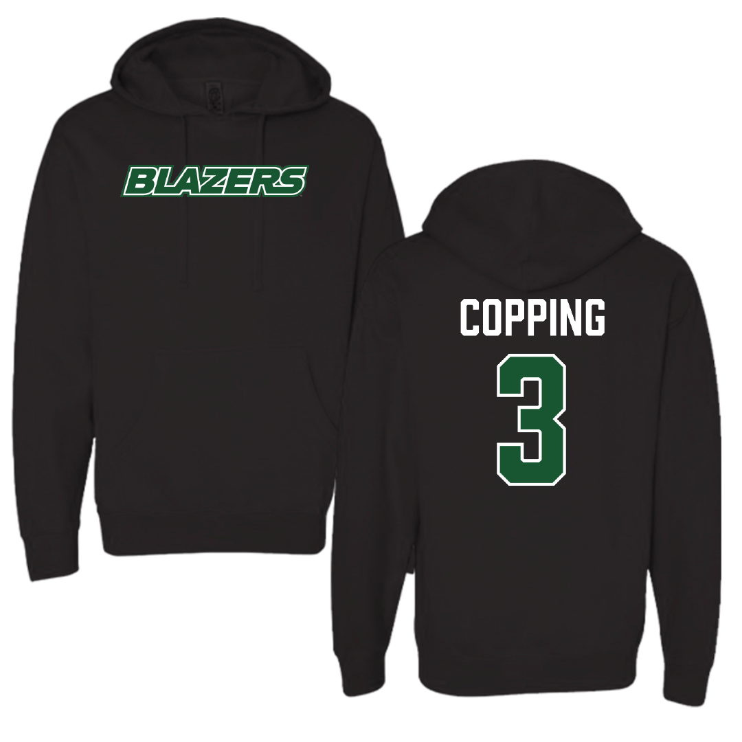 University of Alabama at Birmingham Beach Volleyball Black Hoodie - #3 Arden Copping